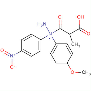 Propanoic acid, 2-(4-methoxyphenyl)-2-(4-nitrophenyl)hydrazide