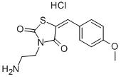 (5E)-3-(2-AMINOETHYL)-5-(4-METHOXYBENZYLIDENE)-1,3-THIAZOLIDINE-2,4-DIONE HYDROCHLORIDE