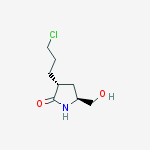 2-Pyrrolidinone, 3-(3-chloropropyl)-5-(hydroxymethyl)-, (3R,5S)-