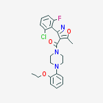 Methanone, [3-(2-chloro-6-fluorophenyl)-5-methyl-4-isoxazolyl][4-(2-ethoxyphenyl)-1-piperazinyl]-