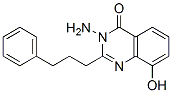 4(3H)-Quinazolinone,  3-amino-8-hydroxy-2-(3-phenylpropyl)-