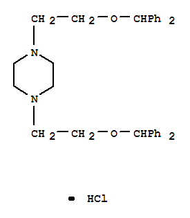 1,4-bis[2-(diphenylmethoxy)ethyl]piperazine hydrochloride