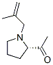 Ethanone, 1-[1-(2-methyl-2-propenyl)-2-pyrrolidinyl]-, (S)- (9CI)