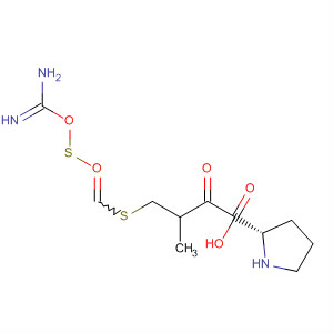 L-Proline,1-[3-[[(aminoiminomethoxy)thioxomethyl]thio]-2-methyl-1-oxopropyl]-,(S)-