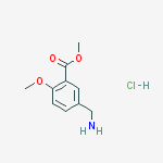 Methyl 5-(aminomethyl)-2-methoxybenzoate, HCl