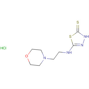 1,3,4-Thiadiazole-2(3H)-thione, 5-[[2-(4-morpholinyl)ethyl]amino]-,monohydrochloride
