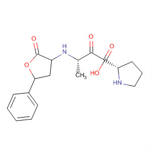 L-Proline, 1-[N-(tetrahydro-2-oxo-5-phenyl-3-furanyl)-L-alanyl]-