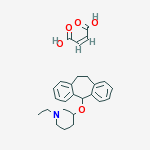 3-(10,11-dihydro-5H-dibenzo[a,d][7]annulen-5-yloxy)-1-ethylpiperidine (2Z)-but-2-enedioate
