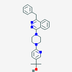 2-(6-(4-(4-benzylphthalazin-1-yl)piperazin-1-yl)pyridin-3-yl)propan-2-ol