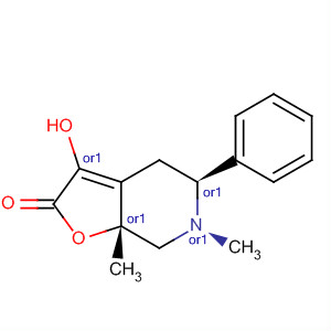 Furo[2,3-c]pyridin-2(4H)-one,5,6,7,7a-tetrahydro-3-hydroxy-6,7a-dimethyl-5-phenyl-, cis-