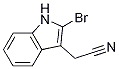 1H-Indole-3-acetonitrile, 2-bromo-