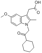 1-(2-Cyclohexyl-2-oxoethyl)-5-methoxy-2-methyl-1H-indole-3-acetic acid