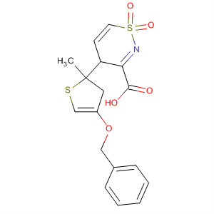 2H-Thieno[2,3-e]-1,2-thiazine-3-carboxylic acid,2-methyl-4-(phenylmethoxy)-, 1,1-dioxide