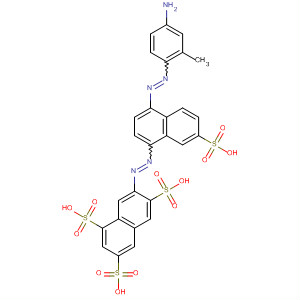 1,3,6-Naphthalenetrisulfonic acid,7-[[4-[(4-amino-2-methylphenyl)azo]-7-sulfo-1-naphthalenyl]azo]-