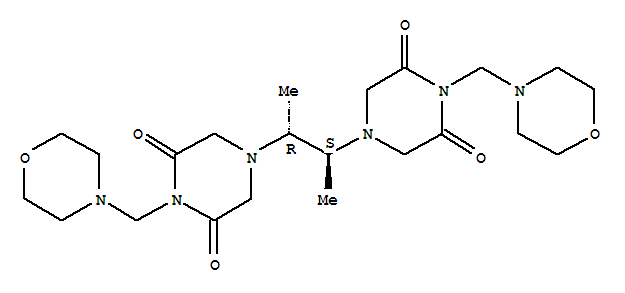 4-{(1R,2S)-1-methyl-2-[4-(morpholin-4-ylmethyl)-3,5-dioxopiperazin-1-yl]propyl}-1-(morpholin-4-ylmethyl)piperazine-2,6-dione