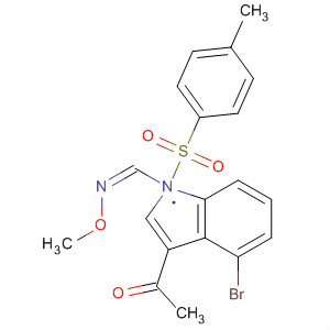 1H-Indole-3-acetaldehyde, 4-bromo-1-[(4-methylphenyl)sulfonyl]-,O-methyloxime, (E)-