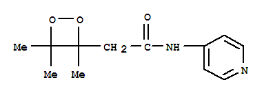 3-(N-(4-pyridino)carbamoyl)methyl-3,4,4-trimethyl-1,2-dioxetane