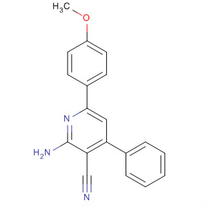 3-Pyridinecarbonitrile, 2-amino-6-(4-methoxyphenyl)-4-phenyl-