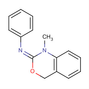 Benzenamine, N-(octahydro-1-methyl-2H-3,1-benzoxazin-2-ylidene)-,trans-