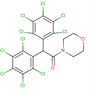 Morpholine, 4-[bis(pentachlorophenyl)acetyl]-