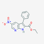 1h-Pyrrolo[2,3-B]pyridine-2-Carboxylic Acid, 5-Nitro-3-Phenyl-, Ethyl Ester