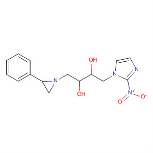 2,3-Butanediol, 1-(2-nitro-1H-imidazol-1-yl)-4-(2-phenyl-1-aziridinyl)-