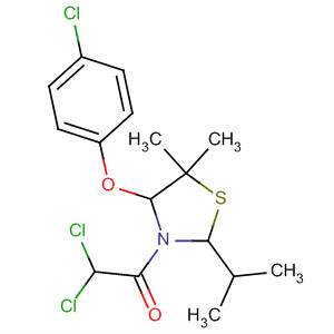 Thiazolidine,4-(4-chlorophenoxy)-3-(dichloroacetyl)-5,5-dimethyl-2-(1-methylethyl)-