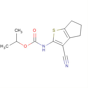 Carbamic acid, (3-cyano-5,6-dihydro-4H-cyclopenta[b]thien-2-yl)-,1-methylethyl ester