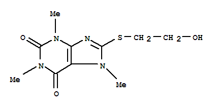 8-[(2-hydroxyethyl)sulfanyl]-1,3,7-trimethyl-3,7-dihydro-1H-purine-2,6-dione