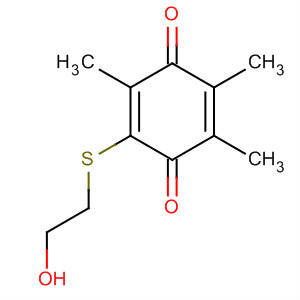 2,5-Cyclohexadiene-1,4-dione, 2-[(2-hydroxyethyl)thio]-3,5,6-trimethyl-