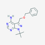3-(Benzyloxymethyl)-1-tert-butyl-1H-pyrazolo[3,4-d]pyrimidin-4-amine