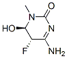 2(1H)-Pyrimidinone,4-amino-5-fluoro-5,6-dihydro-6-hydroxy-1-methyl-,trans-