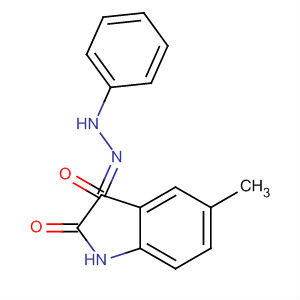 1H-Indole-2,3-dione, 5-methyl-, 3-(phenylhydrazone)