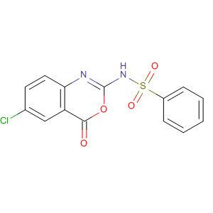 Benzenesulfonamide, N-(6-chloro-4-oxo-4H-3,1-benzoxazin-2-yl)-