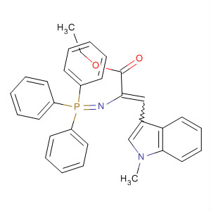 2-Propenoic acid,3-(1-methyl-1H-indol-3-yl)-2-[(triphenylphosphoranylidene)amino]-, ethylester