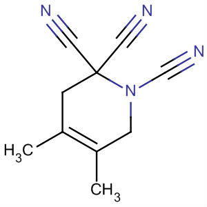 1,2,2-Pyridinetricarbonitrile, 3,6-dihydro-4,5-dimethyl-