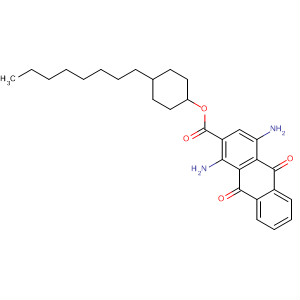 2-Anthracenecarboxylic acid, 1,4-diamino-9,10-dihydro-9,10-dioxo-,4-octylcyclohexyl ester, trans-