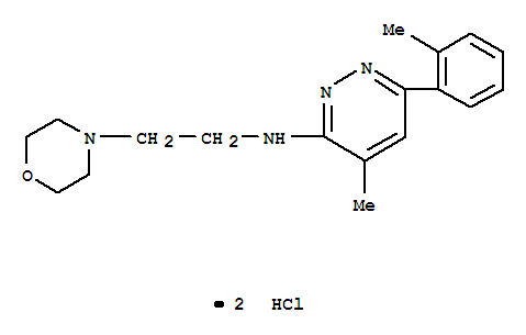 4-methyl-6-(2-methylphenyl)-N-(2-morpholin-4-ylethyl)pyridazin-3-amine dihydrochloride