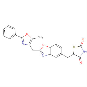 2,4-Thiazolidinedione,5-[[2-[(5-methyl-2-phenyl-4-oxazolyl)methyl]-5-benzoxazolyl]methyl]-