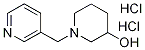1-Pyridin-3-ylMethyl-piperidin-3-ol dihydrochloride, 98+% C11H18Cl2N2O, MW: 265.18