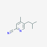 5-isobutyl-4-methyl-pyridine-2-carbonitrile