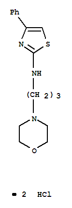 N-(3-morpholin-4-ylpropyl)-4-phenyl-1,3-thiazol-2-amine dihydrochloride