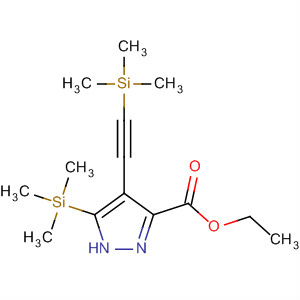 1H-Pyrazole-3-carboxylic acid,5-(trimethylsilyl)-4-[(trimethylsilyl)ethynyl]-, ethyl ester