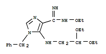 (Z)-1-{(5Z)-1-benzyl-5-[(2,2-diethoxyethyl)imino]-1,5-dihydro-4H-imidazol-4-ylidene}-N-ethoxymethanediamine