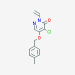 3(2H)-Pyridazinone, 4-chloro-2-ethenyl-5-[(4-methylphenyl)methoxy]-