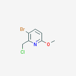 3-bromo-2-(chloromethyl)-6-methoxypyridine