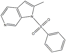1-(Phenylsulfonyl)-2-methyl-6-azaindole