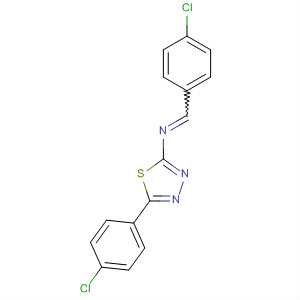 1,3,4-Thiadiazol-2-amine,5-(4-chlorophenyl)-N-[(4-chlorophenyl)methylene]-