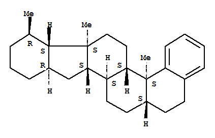 1H-Benz[g]indeno[2,1-a]phenanthrene,benzo[1,2]-16,24-cyclochol-1-ene deriv.