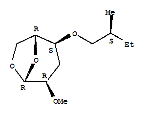 (S)-1,6-ANHYDRO-3-DEOXY-2-O-METHYL-4-O-(2-METHYLBUTYL)-SS-D-RIBO-HEXOPYRANOSE